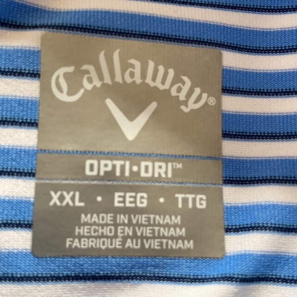 Callaway Opti Dri XXL Golf Polo - Picture 13 of 15